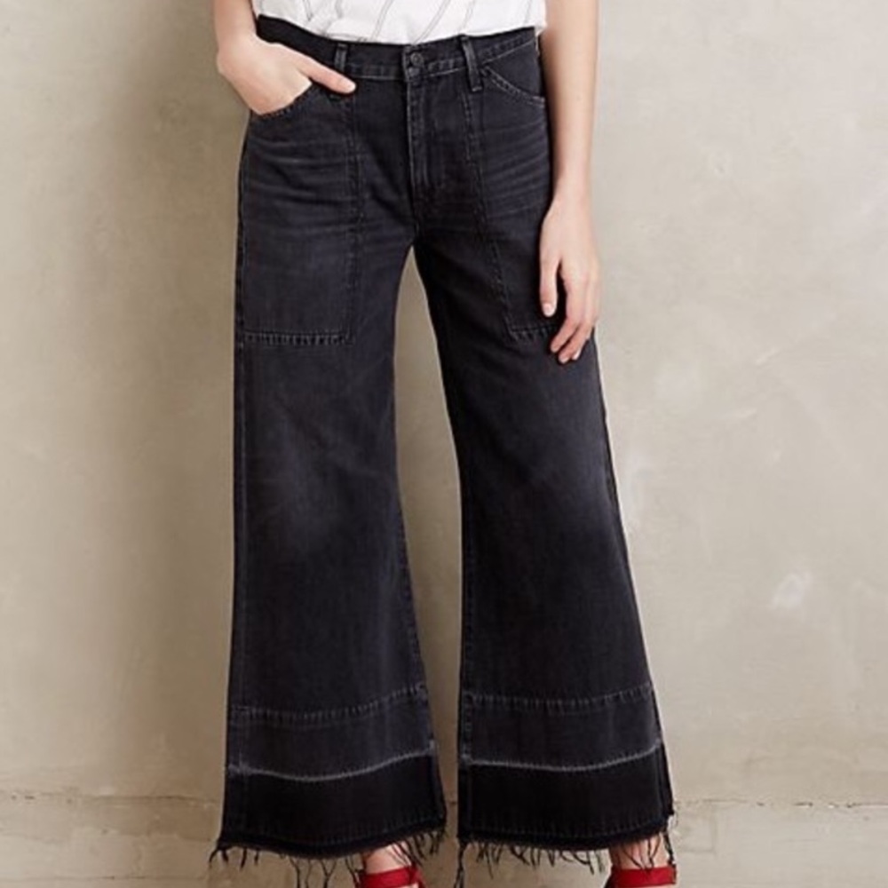CITIZENS OF HUMANITY Melanie Wide Leg Crop Size 25